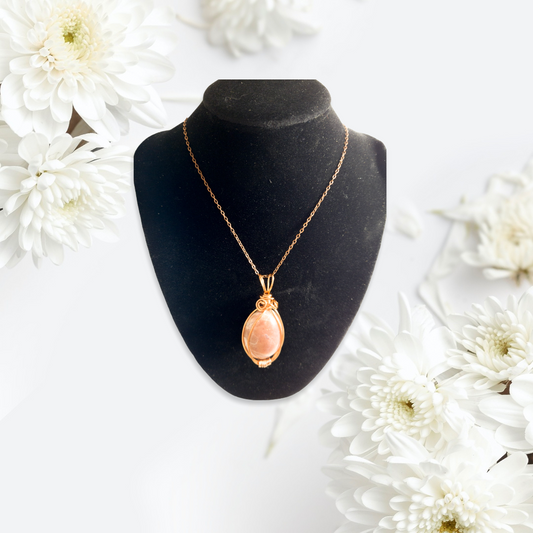 Sunstone necklace